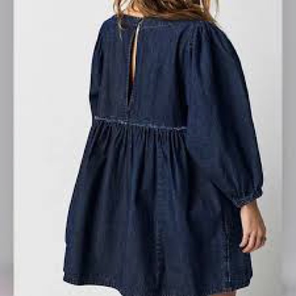 Free People Get Obsessed Denim Dress - Picture 2 of 3